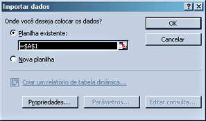 Excel - Importar Dados